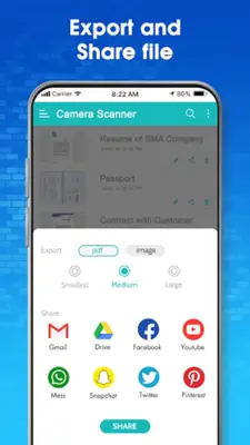 PDF Scanner android App screenshot 1